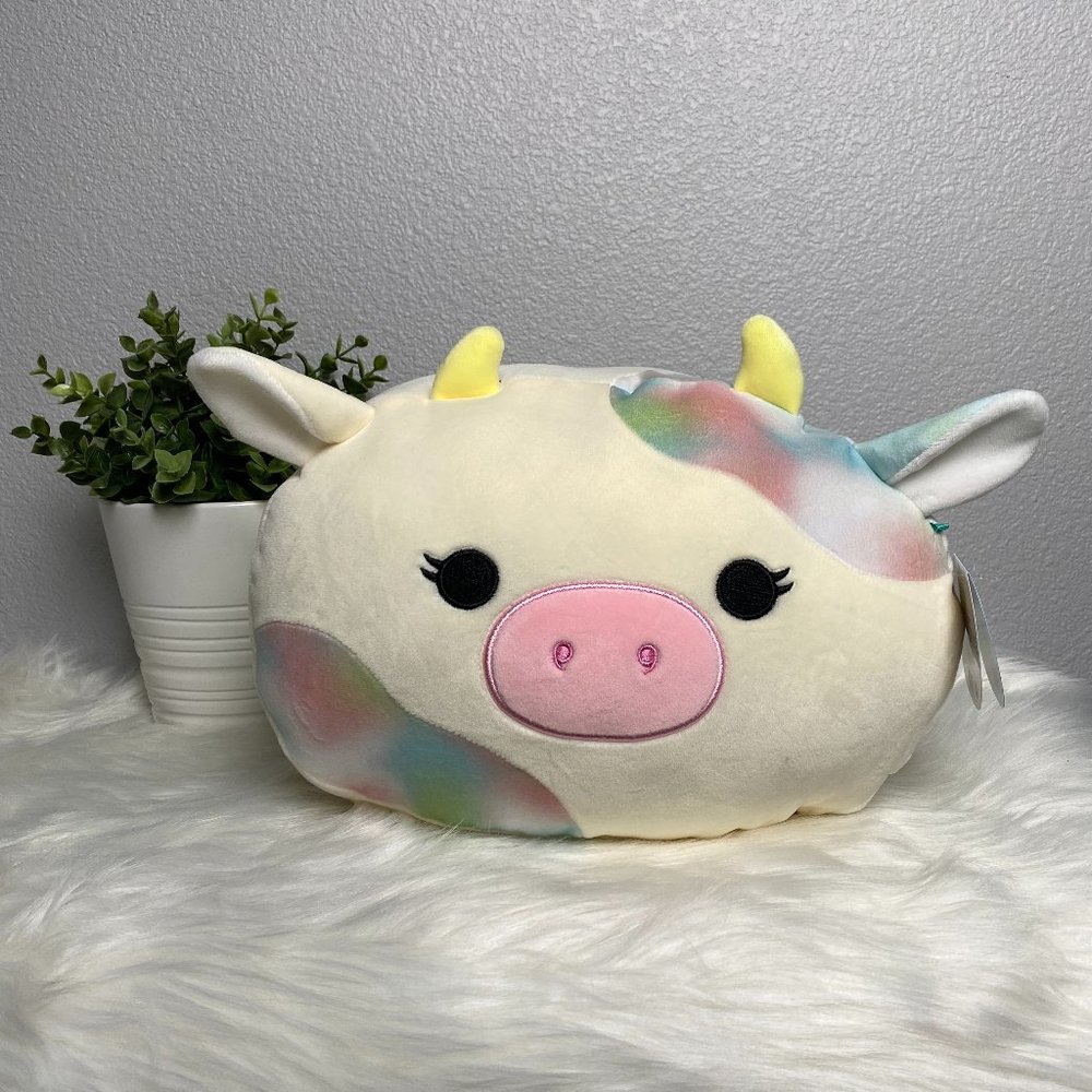 NWT Squishmallow (Stackable) - 12In Candess the Cow
